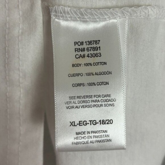 NFL Arizona Cardinals Youth Short Sleeve T-Shirt White Extra Large( 18-20) NWT's - Picture 7 of 8